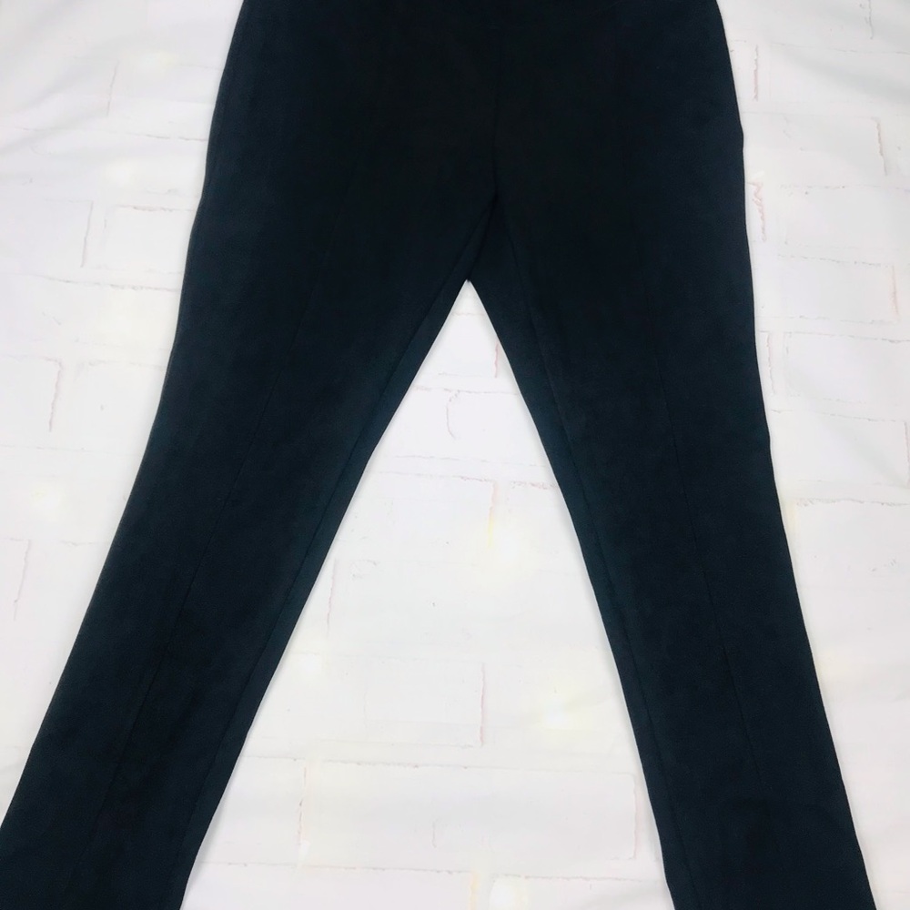 ANDREW Marc: Womens black faux suede leggings large